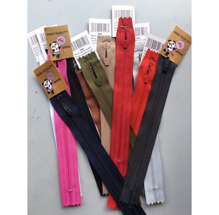 12 Dây kéo khóa quần tây HKK dài 18CM sử dụng làm dây kéo khóa cho quần tây ...