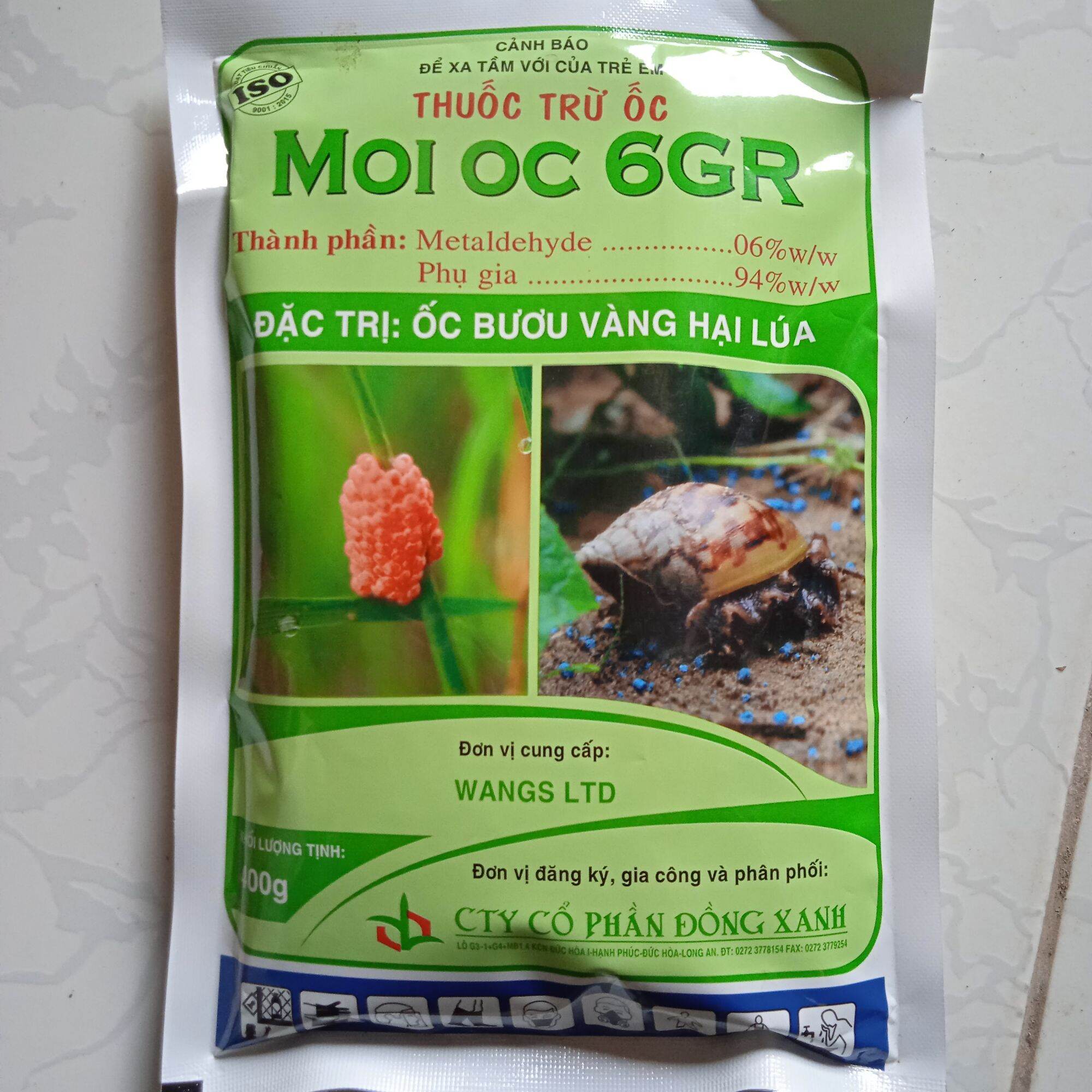 Thuốc trừ ốc bu vàng hại lúa MOI OC 6GR