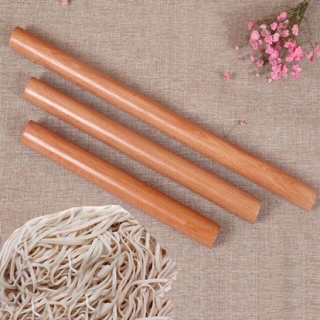 Cán lăn bột gỗ 30cm