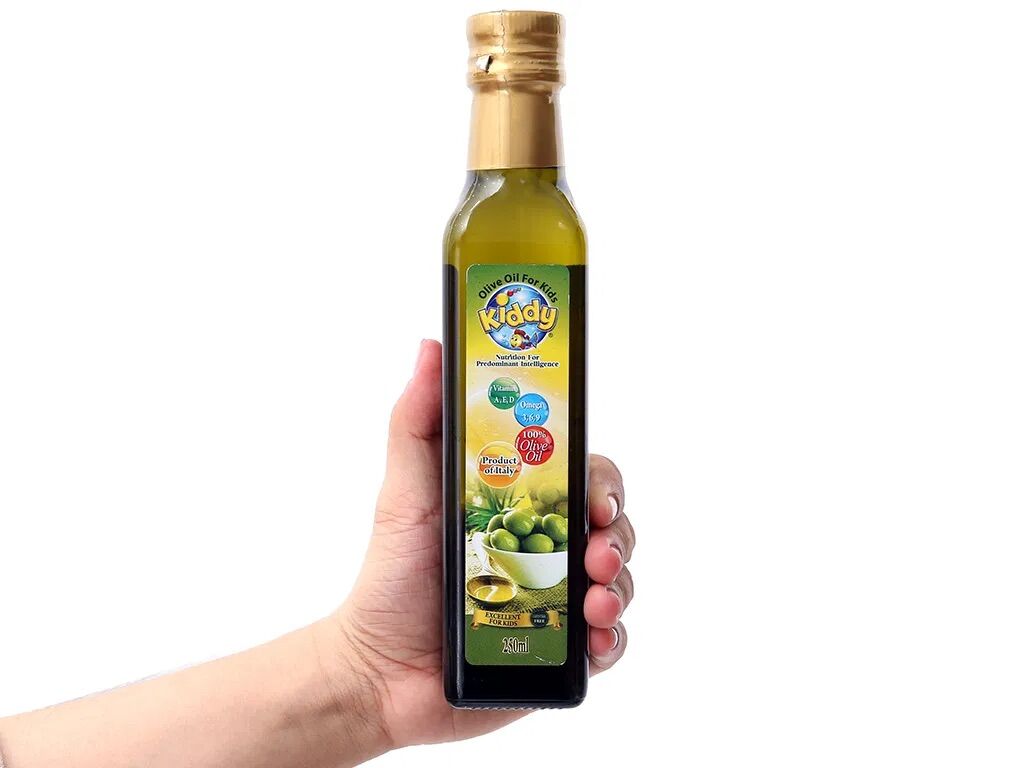 Dầu olive cho bé Kiddy chai 250ml