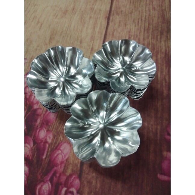 [HCM]Combo 50 khuôn bánh bò nhôm đúc hình trái bứa