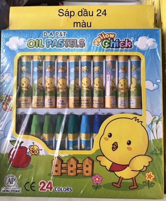 [HCM]Sáp dầu con gà 24 màu và 36 màu