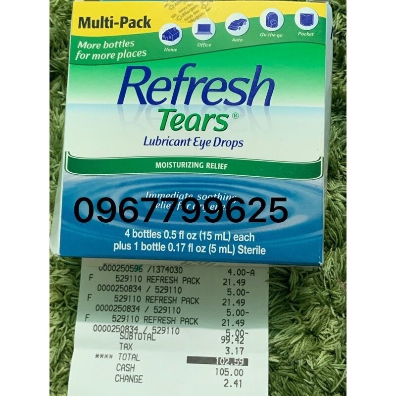 Nước nhỏ mắt nhân tạo Refresh 1lọ 15ml