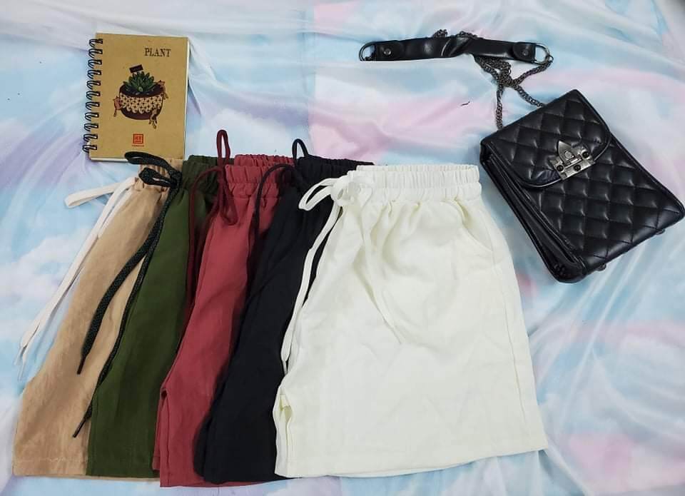 [HCM]Quần short nữ vải đũi