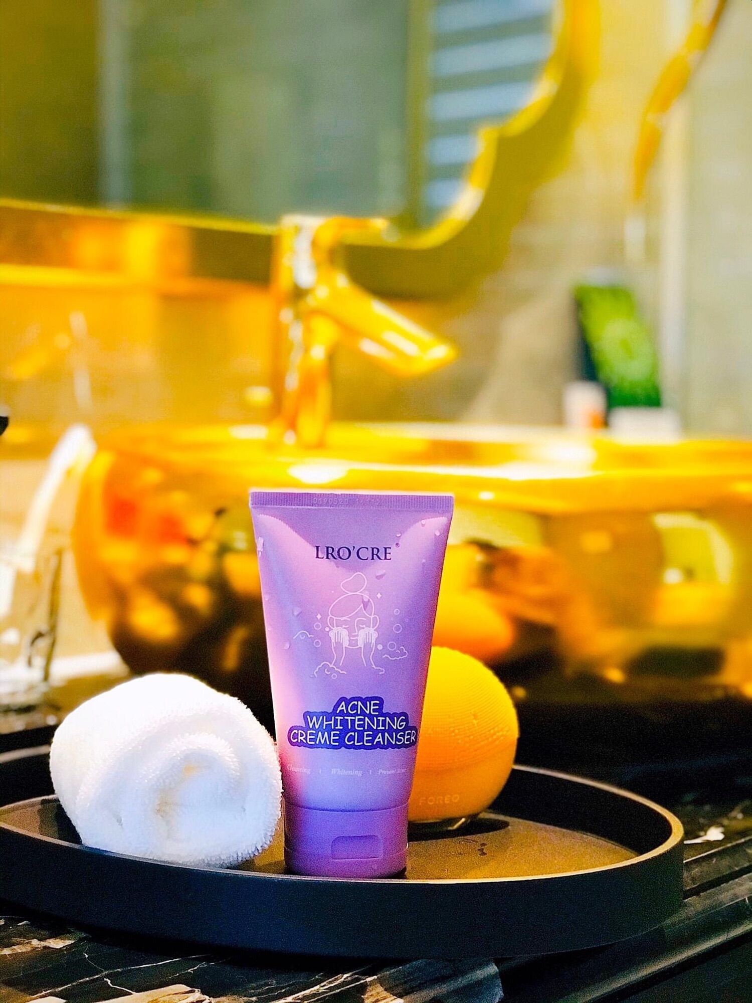 [HCM]Combo sữa rửa mặt Lrocre và tẩy da chết mặt Lrocre