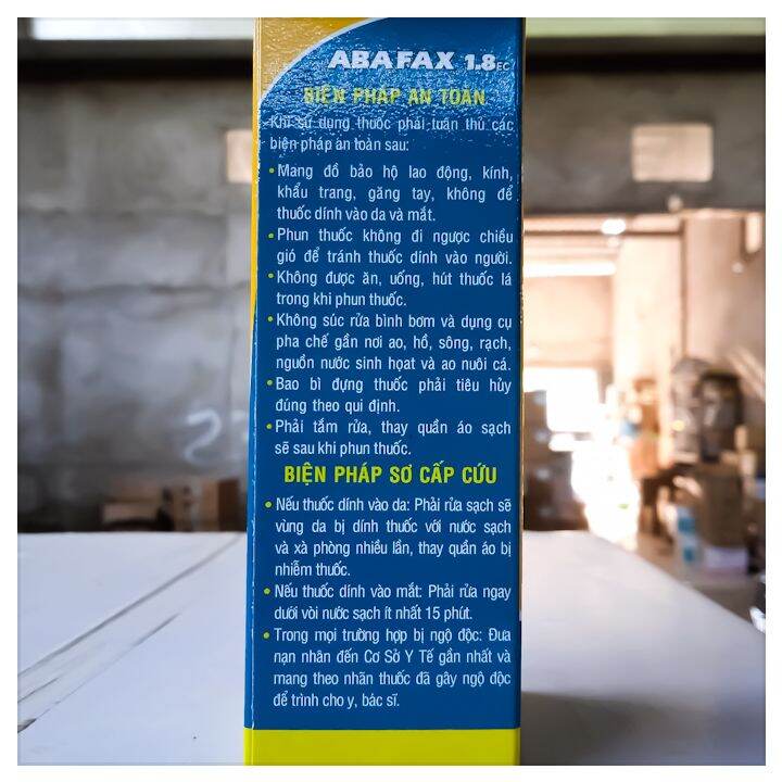 Thuốc trừ sâu ABAFAX 1.8EC (100ml)