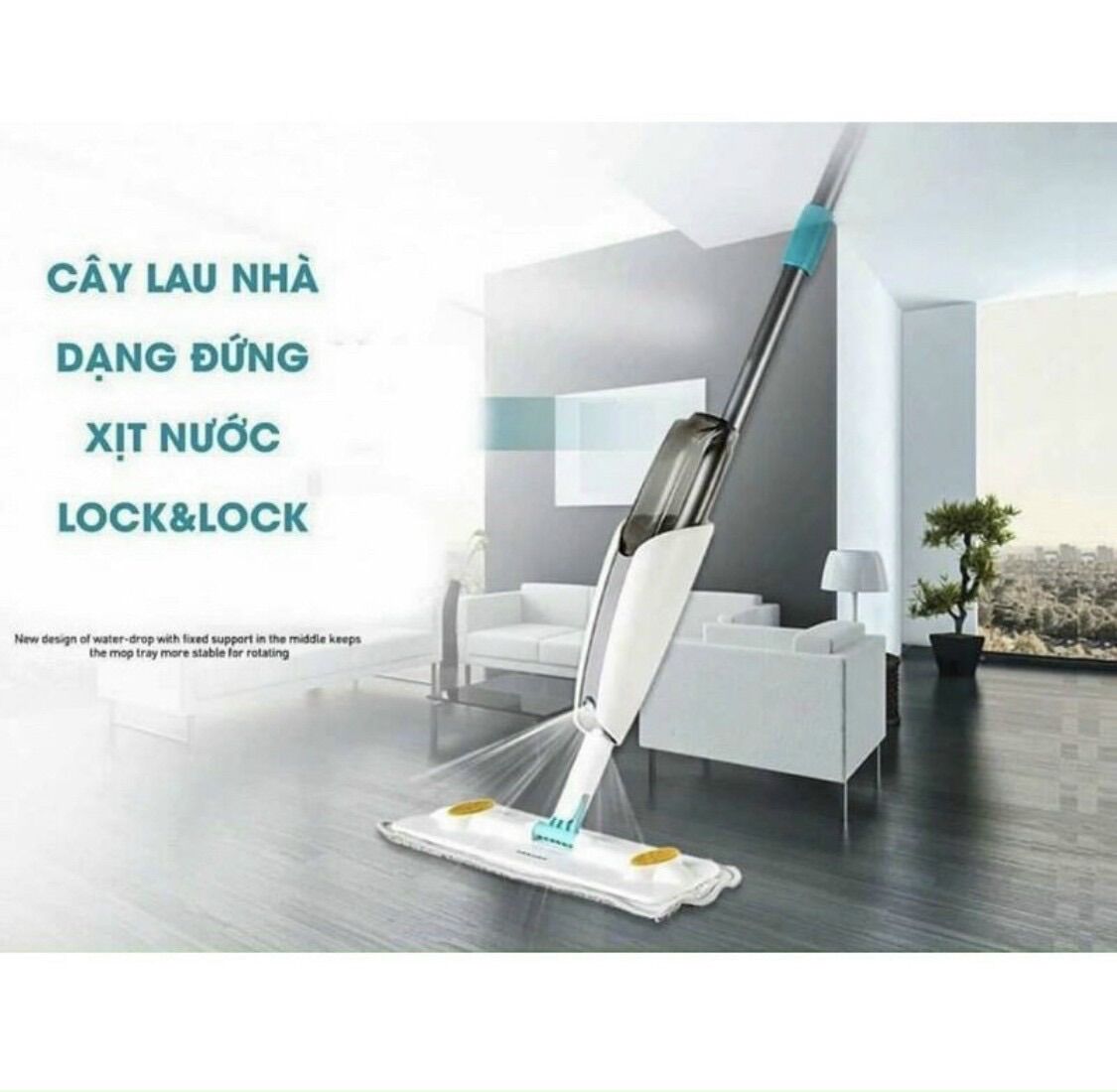 [HCM]CÂY LAU NHÀ DẠNG XỊT NƯỚC LOCK&LOCK - 2 Model: ETM461 & ETM472