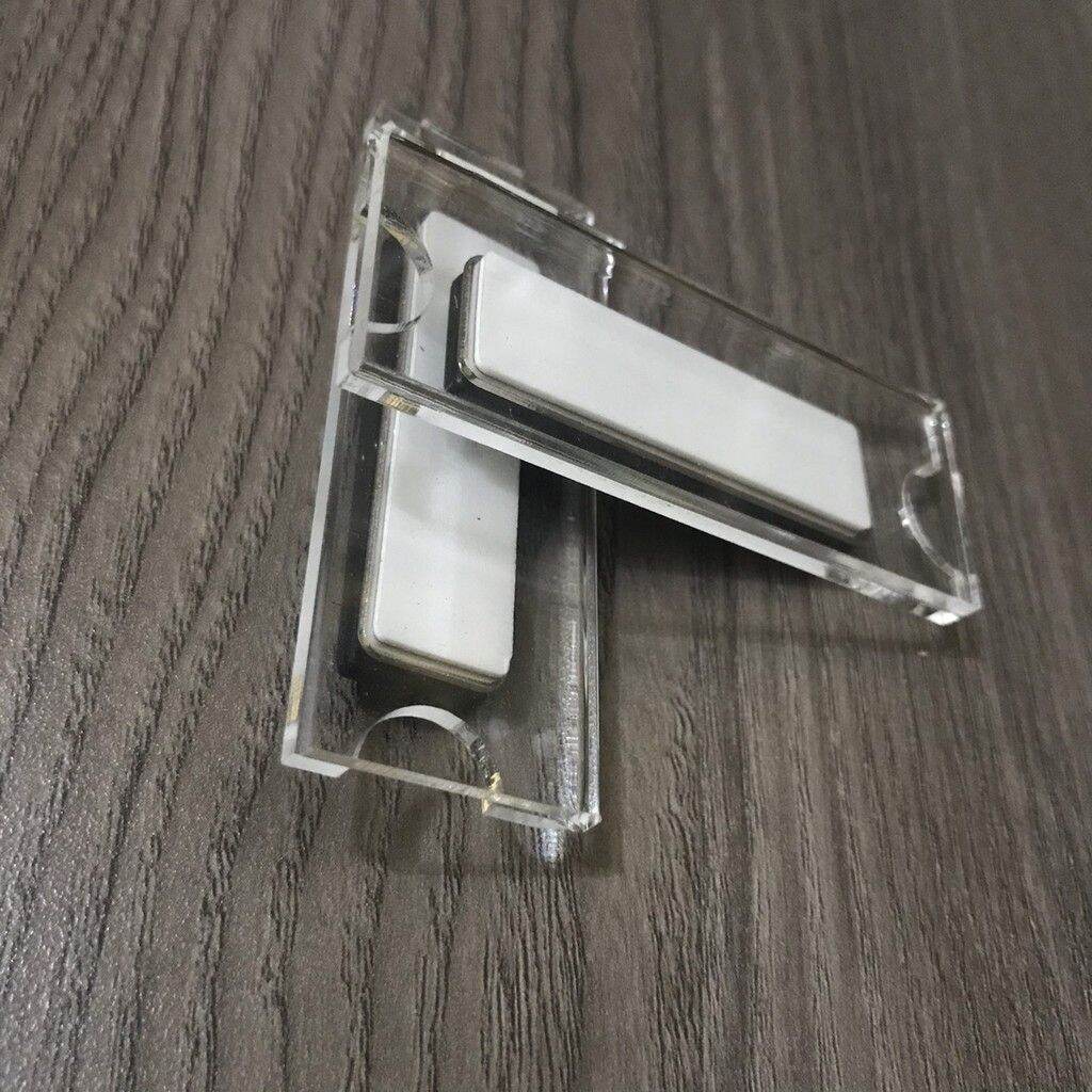 Thẻ tên nam châm 3 nút
