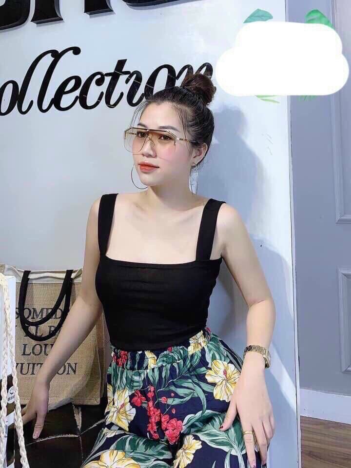 Áo 2 dây bản to
