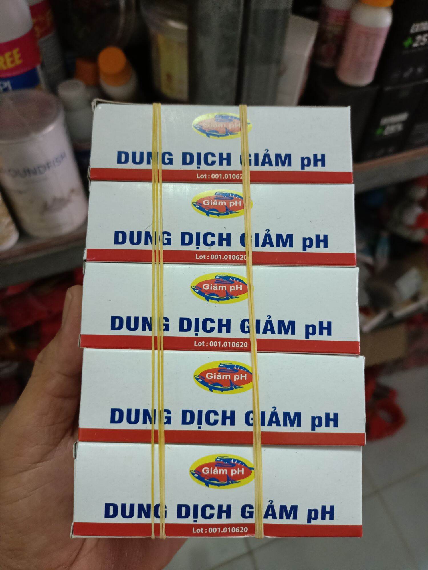 Giảm độ ph cho hồ cá , dung dịch giảm ph , giảm độ ph
