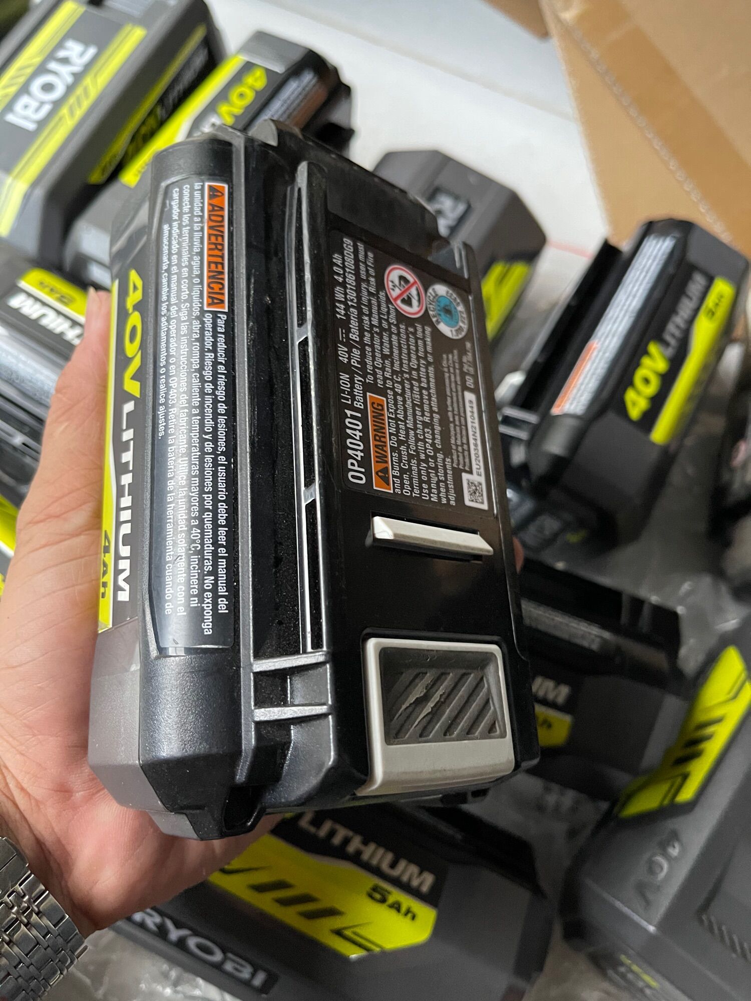 Pin ryobi 40v , ryobi 36v 4Ah