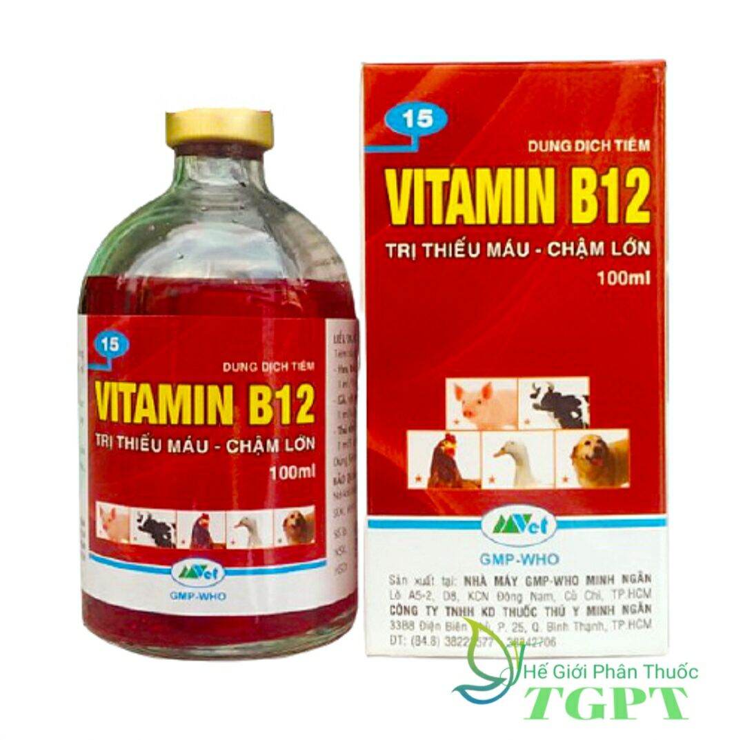 Vitamin b12 thú y dùng cho hoa lan, cây cảnh - 100ml