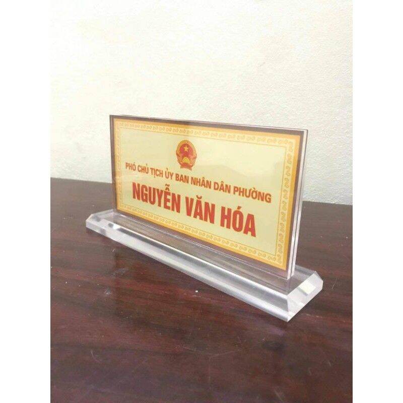 Biển chức danh đế Mica Trong