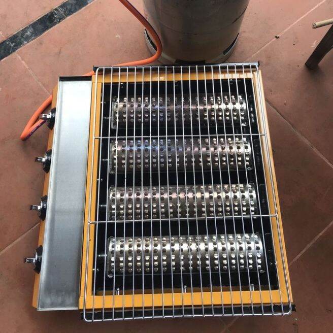 Bếp nướng gas hồng ngoại 4 trụ hiệu ETK255