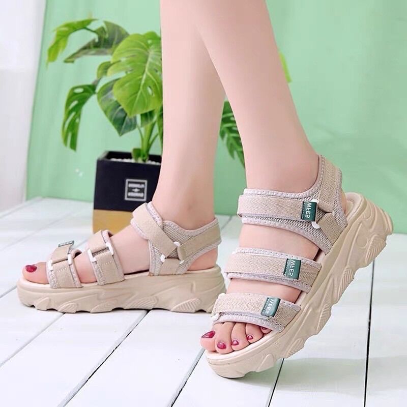 Sandan nữ 3 quai đế sóng mã 99