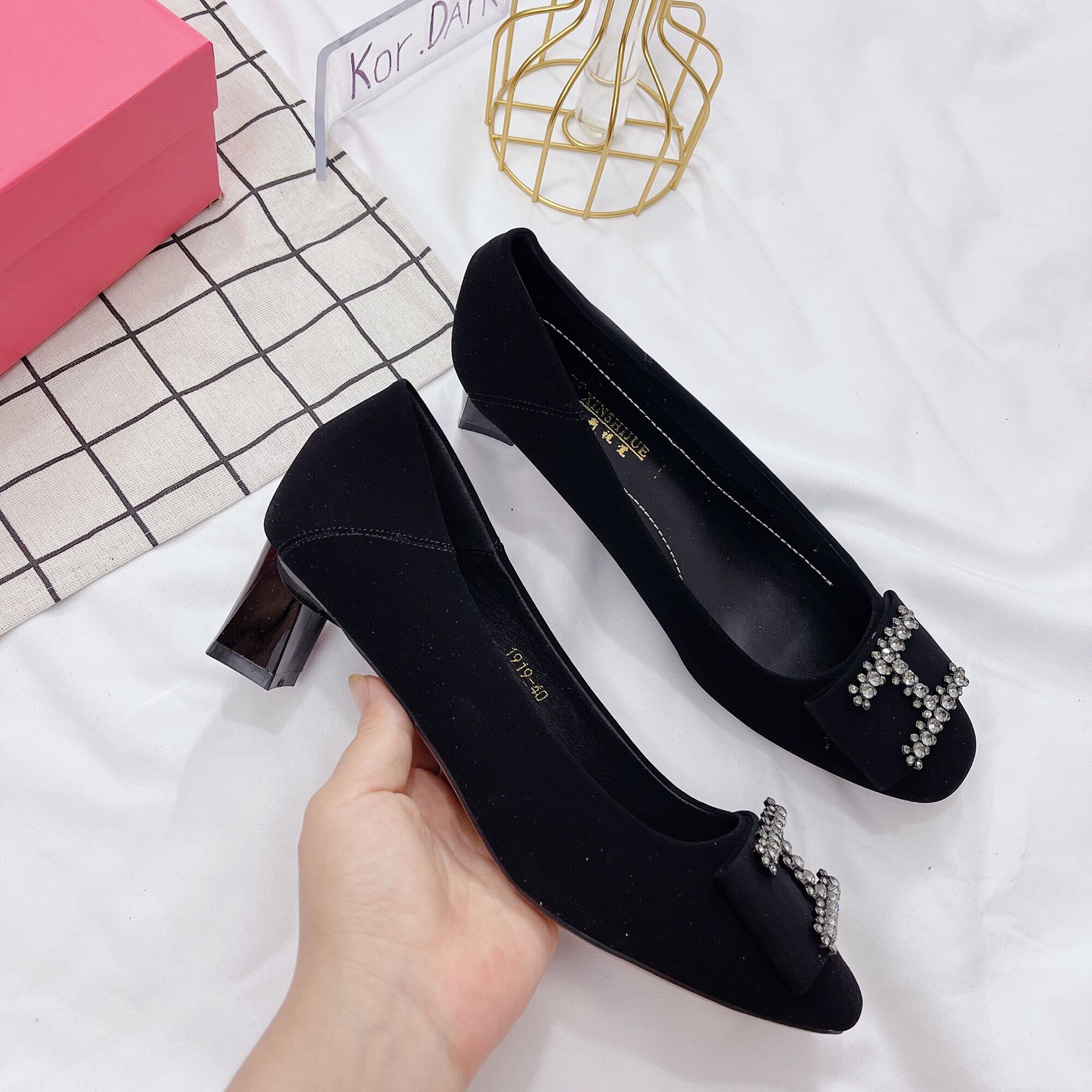 GIẦY BÚP BÊ ĐẾ CAO 5cm