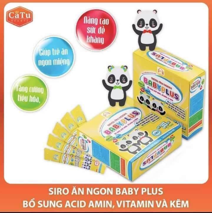 Siro Ăn Ngon BabyPlus,giúp bé ăn ngon,hết táo bón, tăng đề kháng
