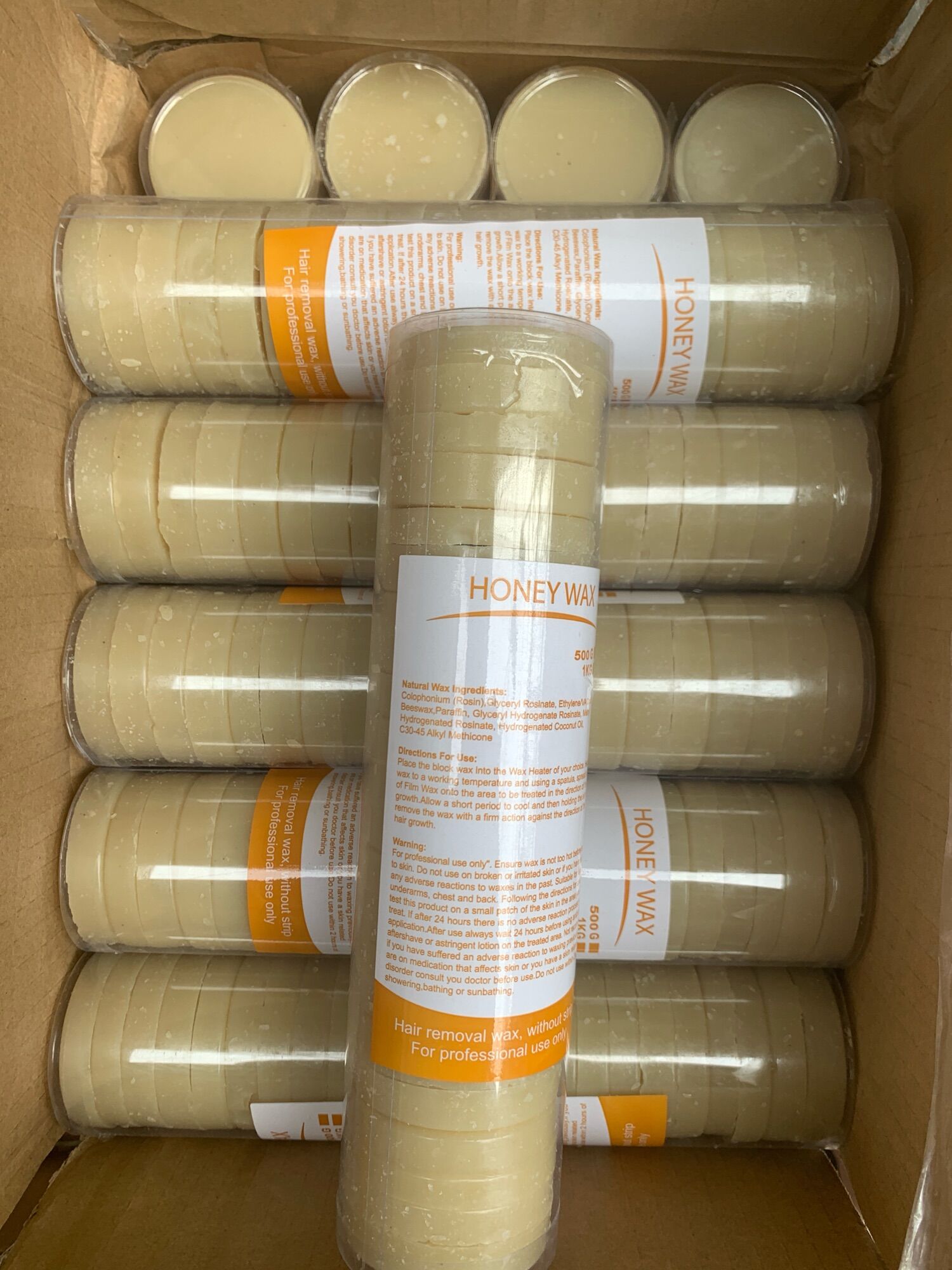 Sáp wax dang bánh tròn