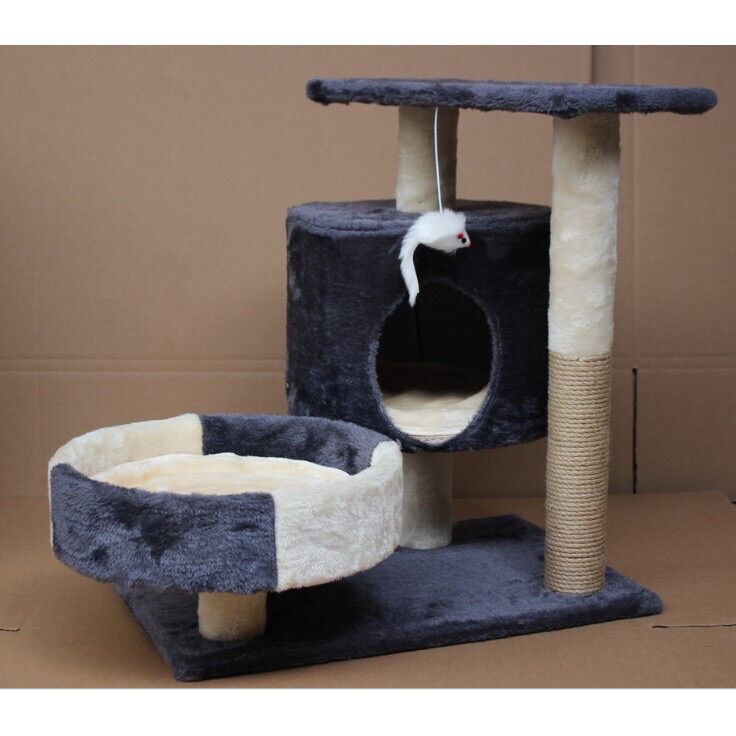 Cattree nhà cây  3 tầng cho mèo (Có sẵn)