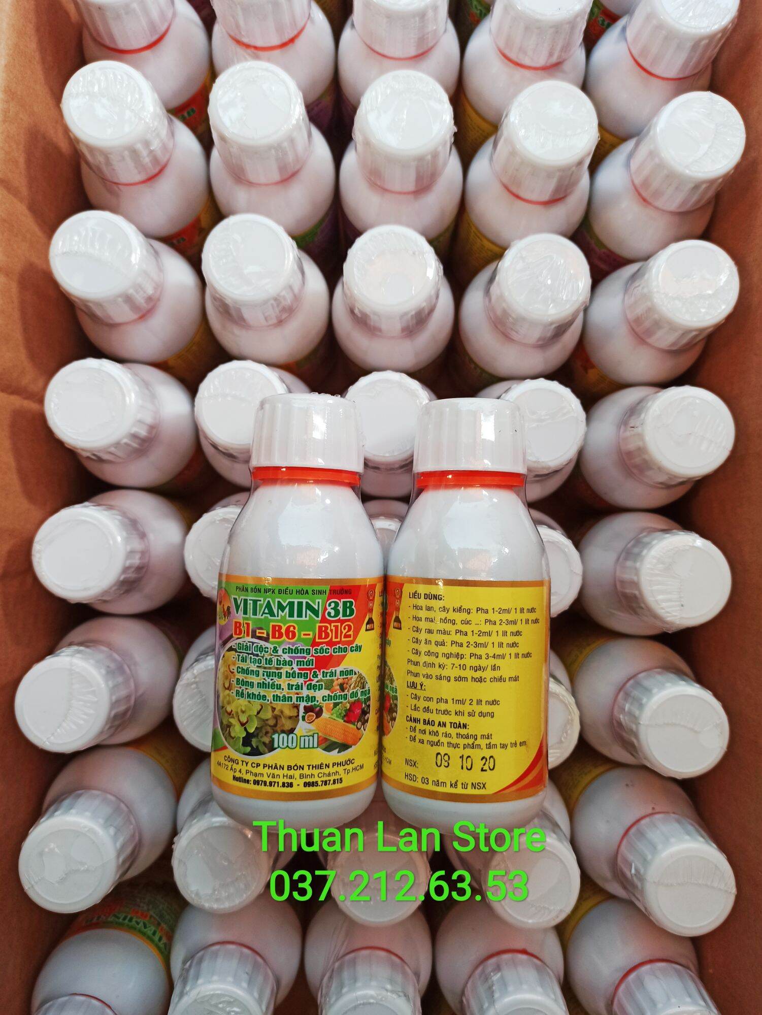 Phân Bón NPK Vitamin 3B B1-B6-B12 lọ 100ml
