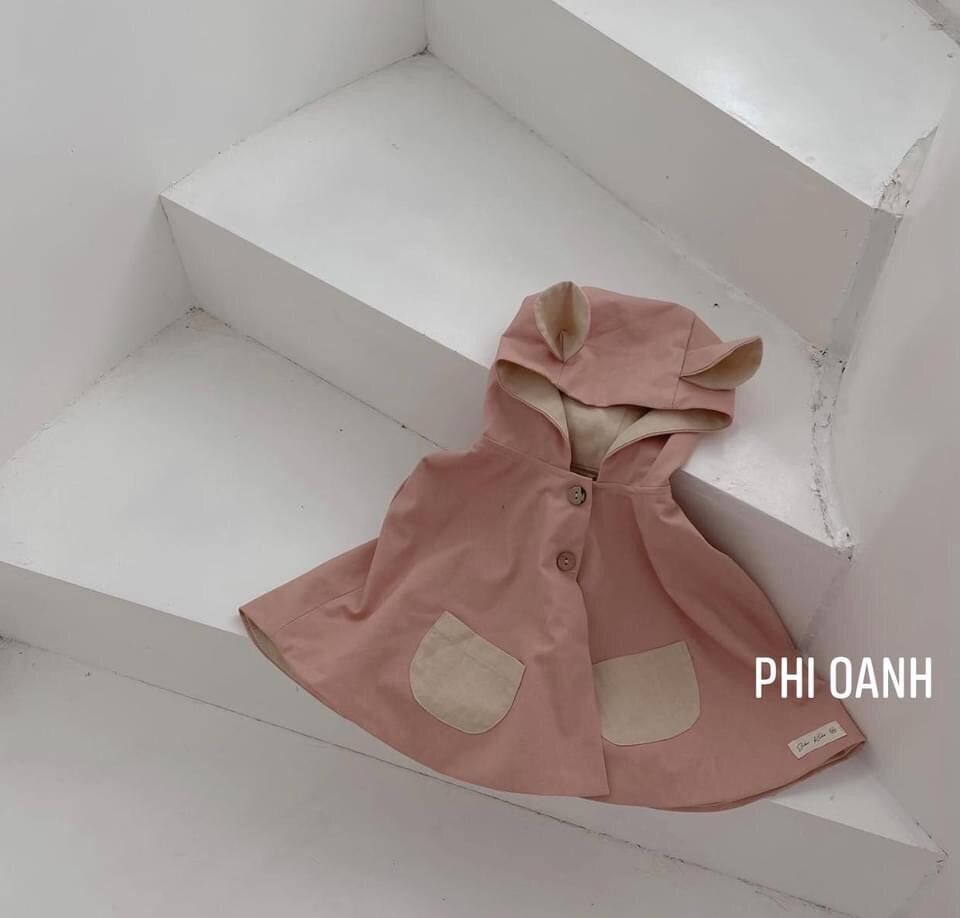 Áo choàng nắng 2 lớp cho bé