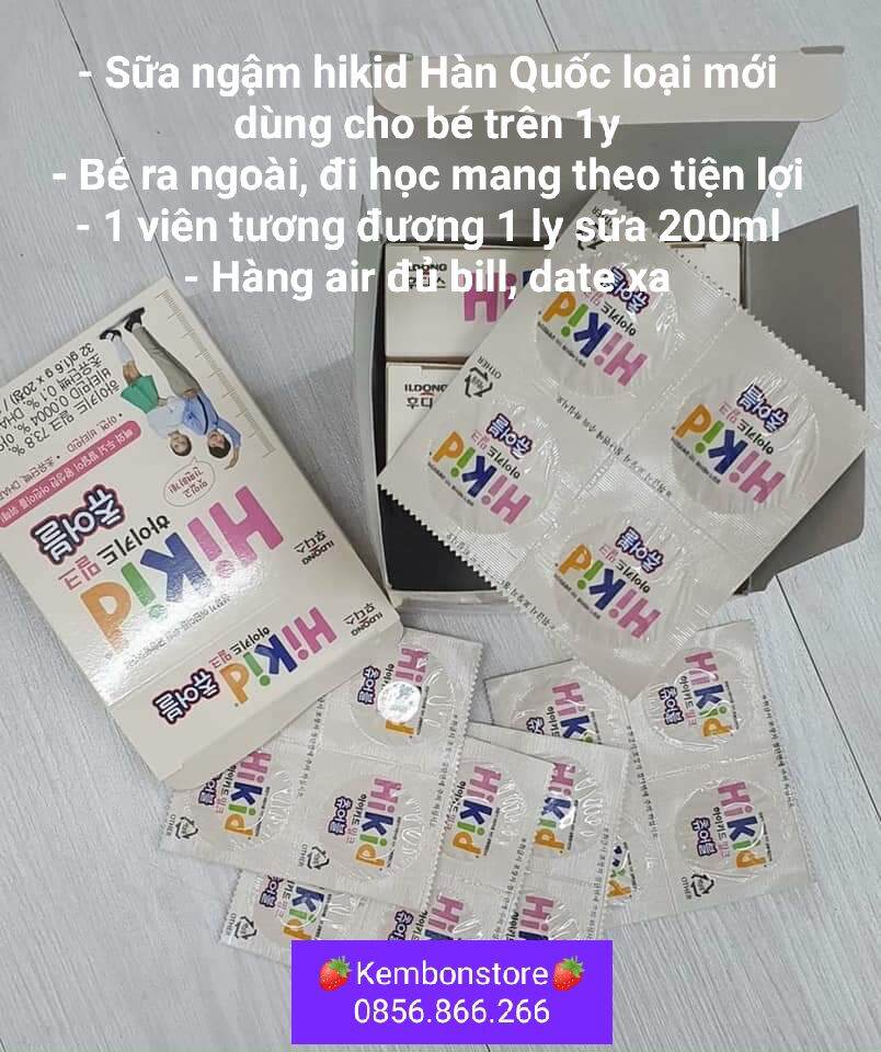 Sữa Hikid Hàn Quốc dạng viên