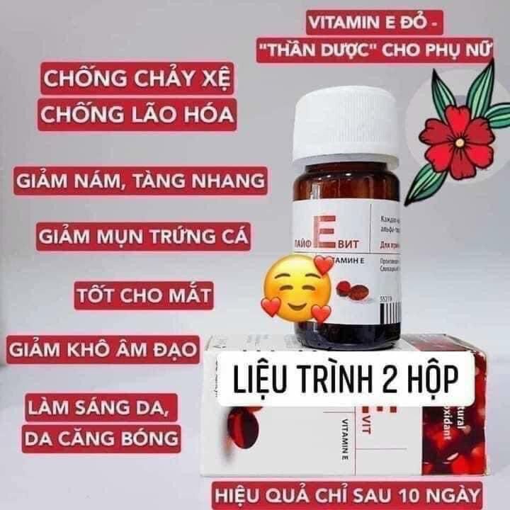 Vitamin e đỏ nga safori 400mg
