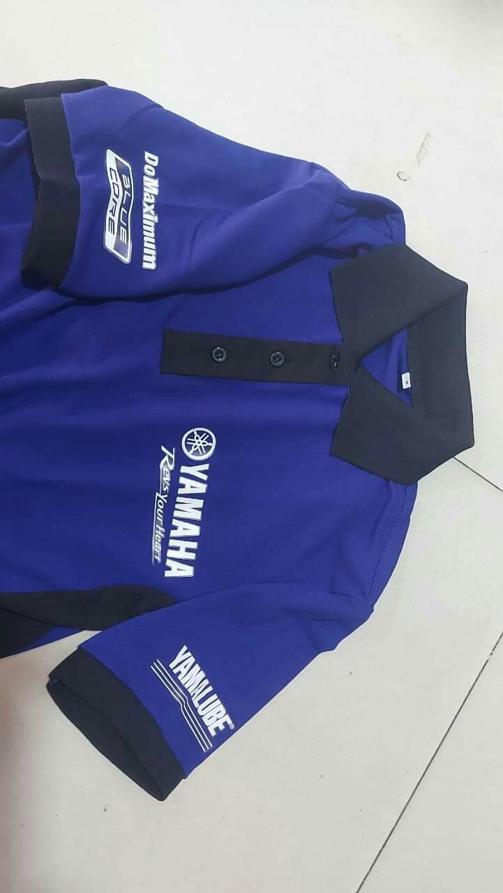 Đồng phục sửa xe máy-áo thun của hãng yamaha