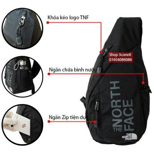 Balo đeo chéo 1 quai TNF 17