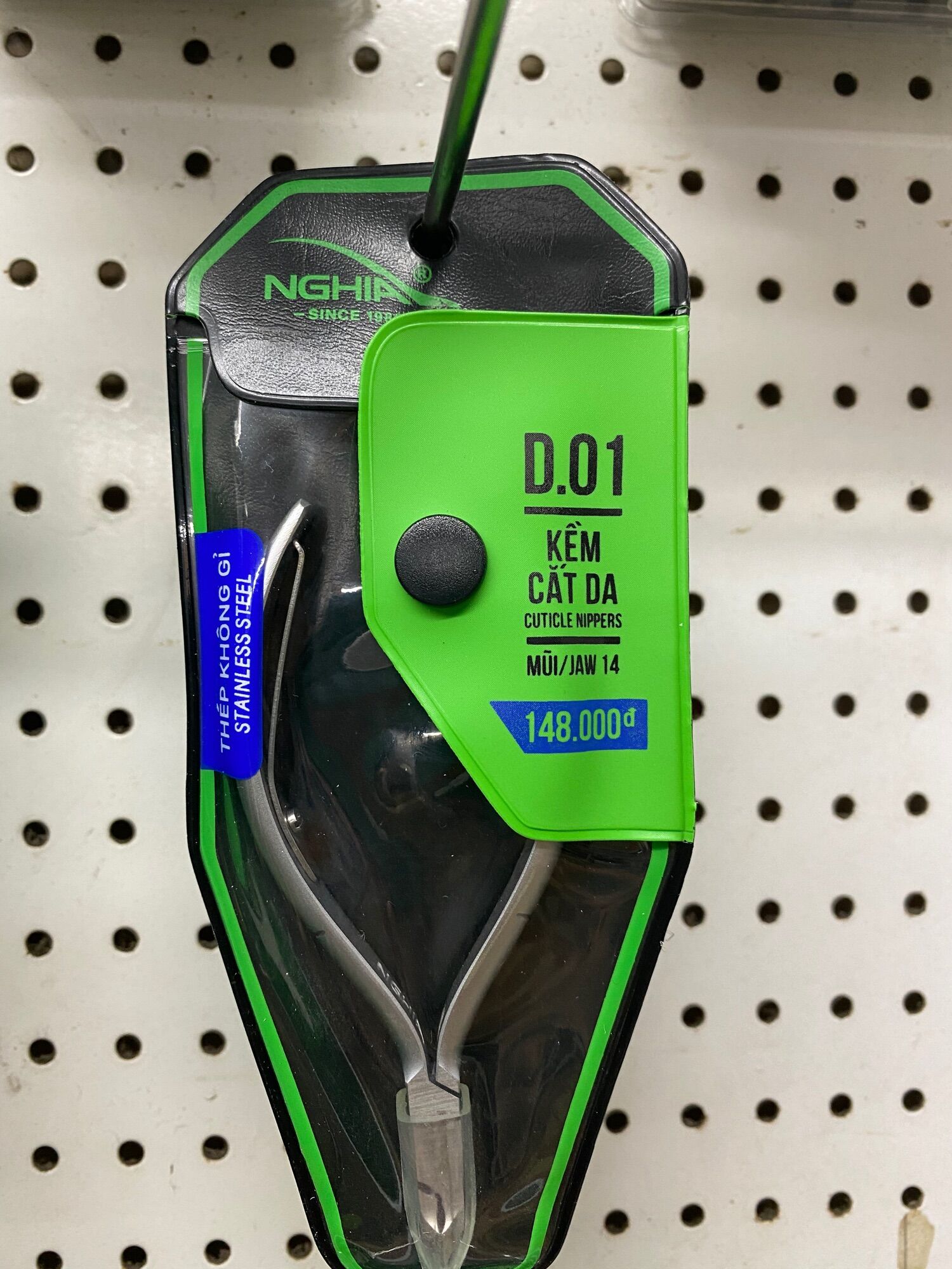 Kềm Nghĩa D01 cắt da inox