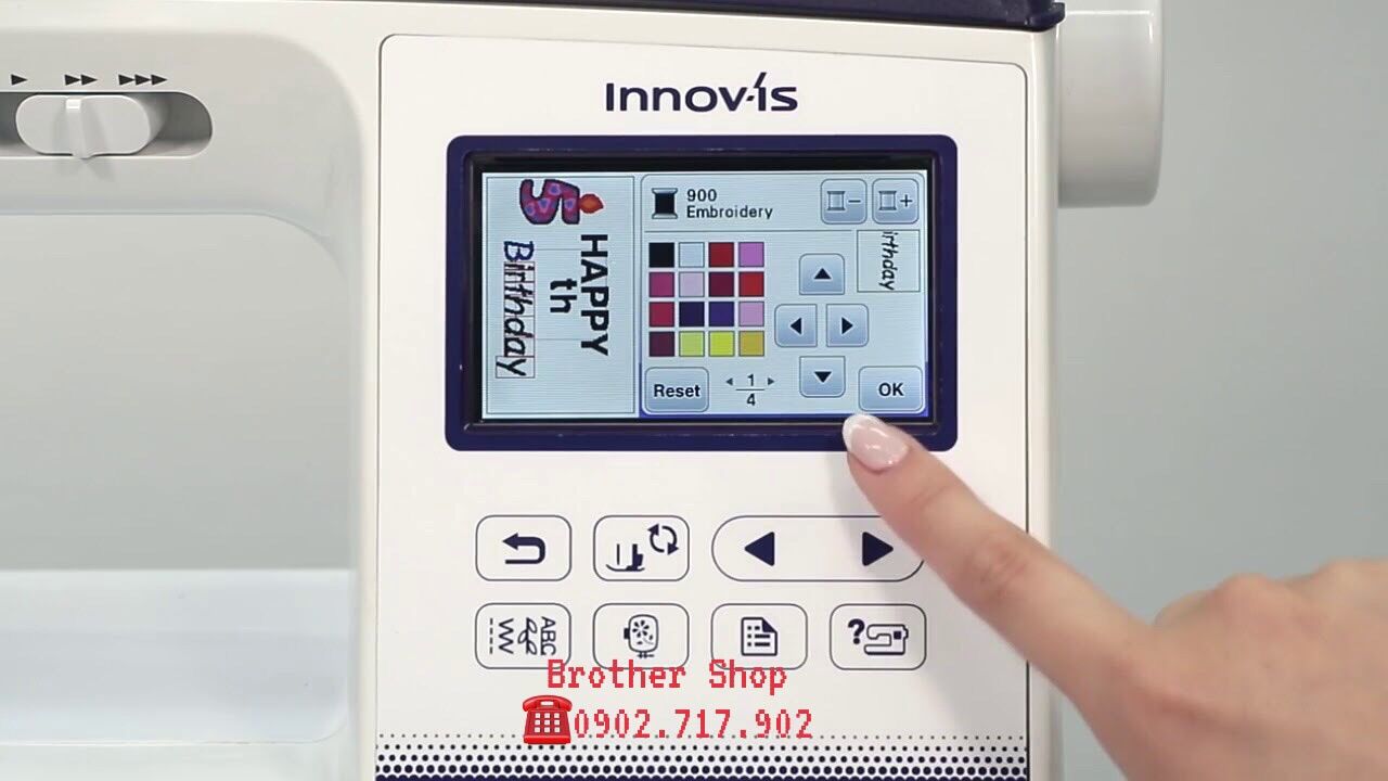 Máy thêu Brother Nv800e