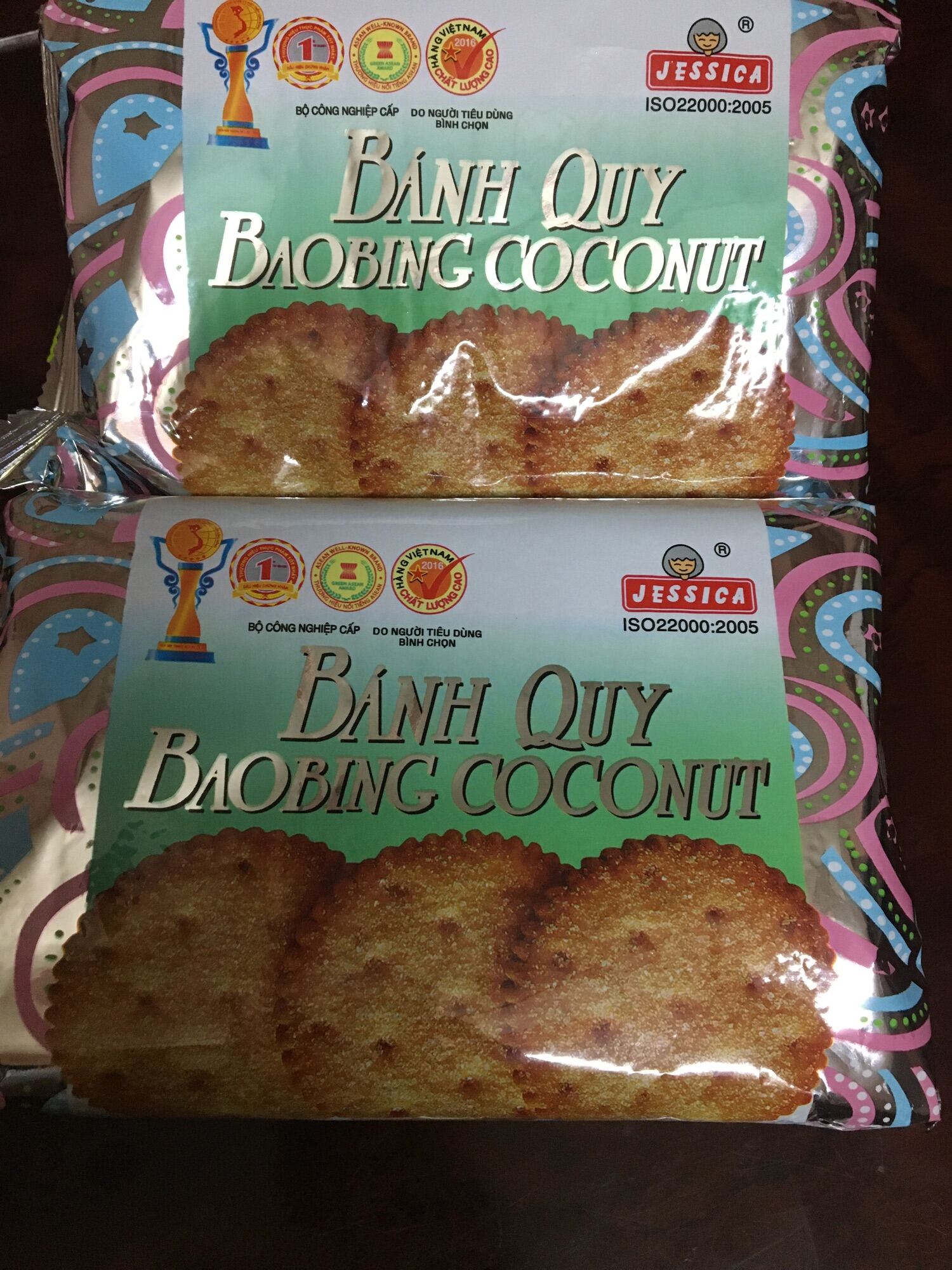 [HCM]Bánh bạc tròn Baobing coconut 170g