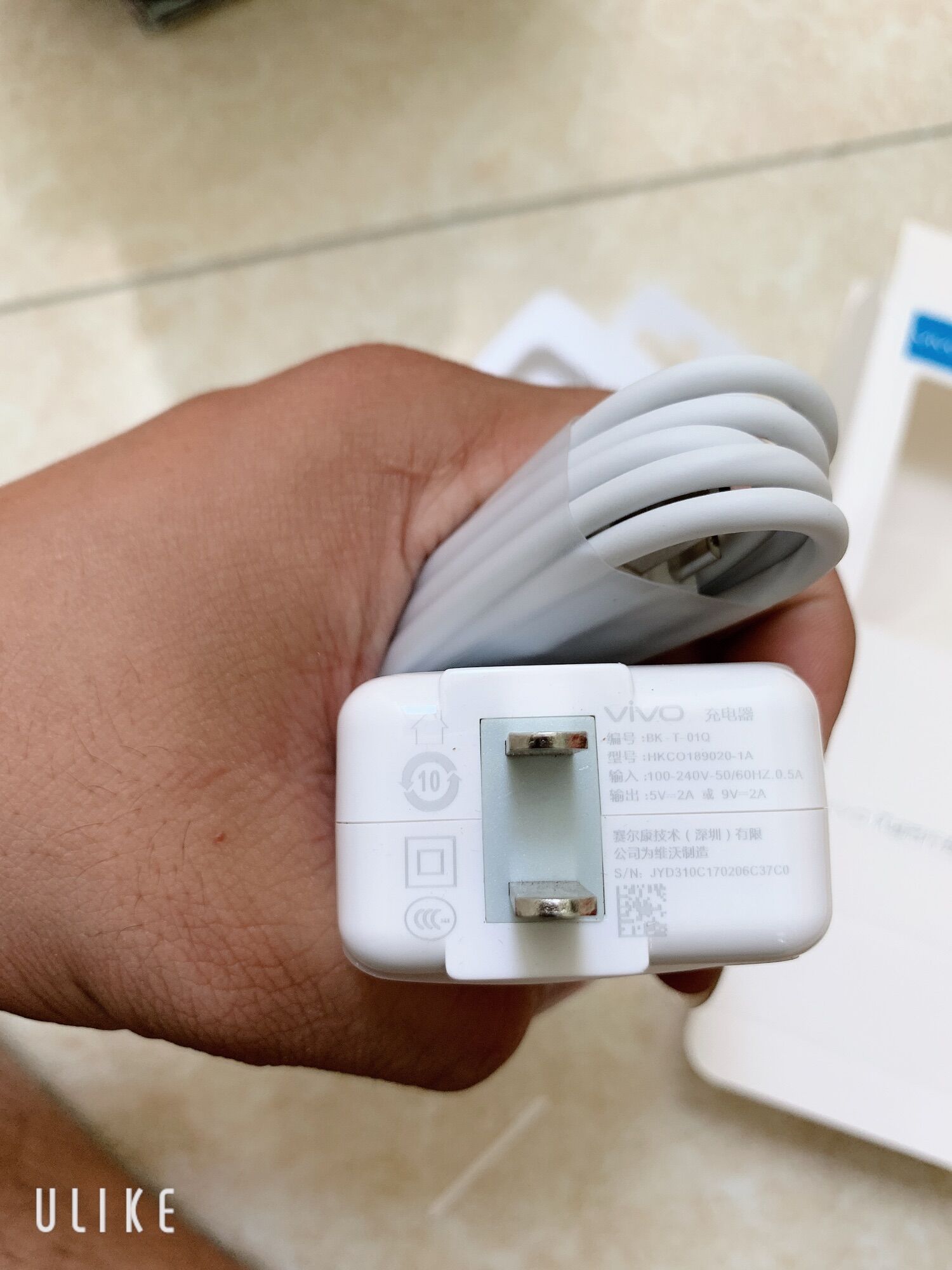 Bộ củ cáp vivo x9 sạc nhanh 18w