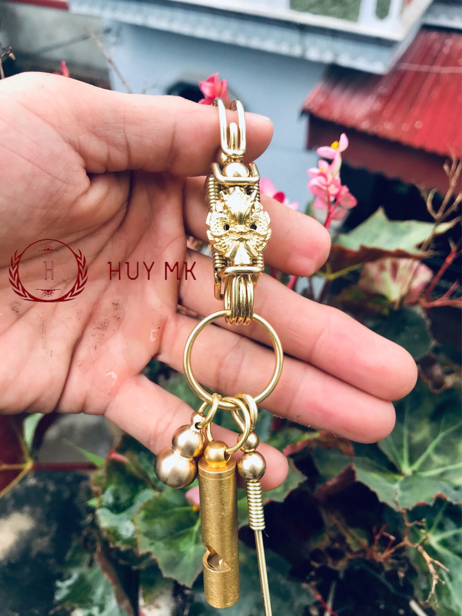 Combo móc khoá rồng vàng