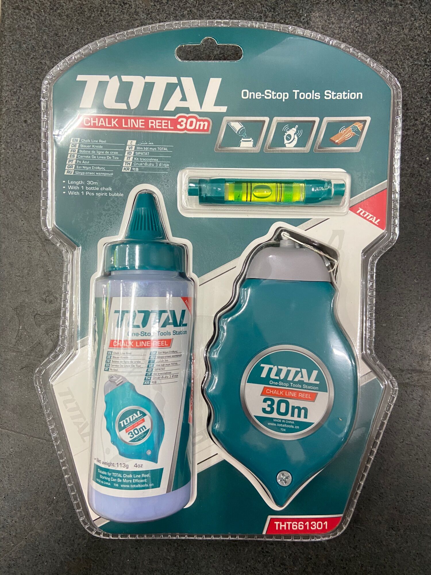 30m bộ phấn vẽ đường thẳng total tht661301