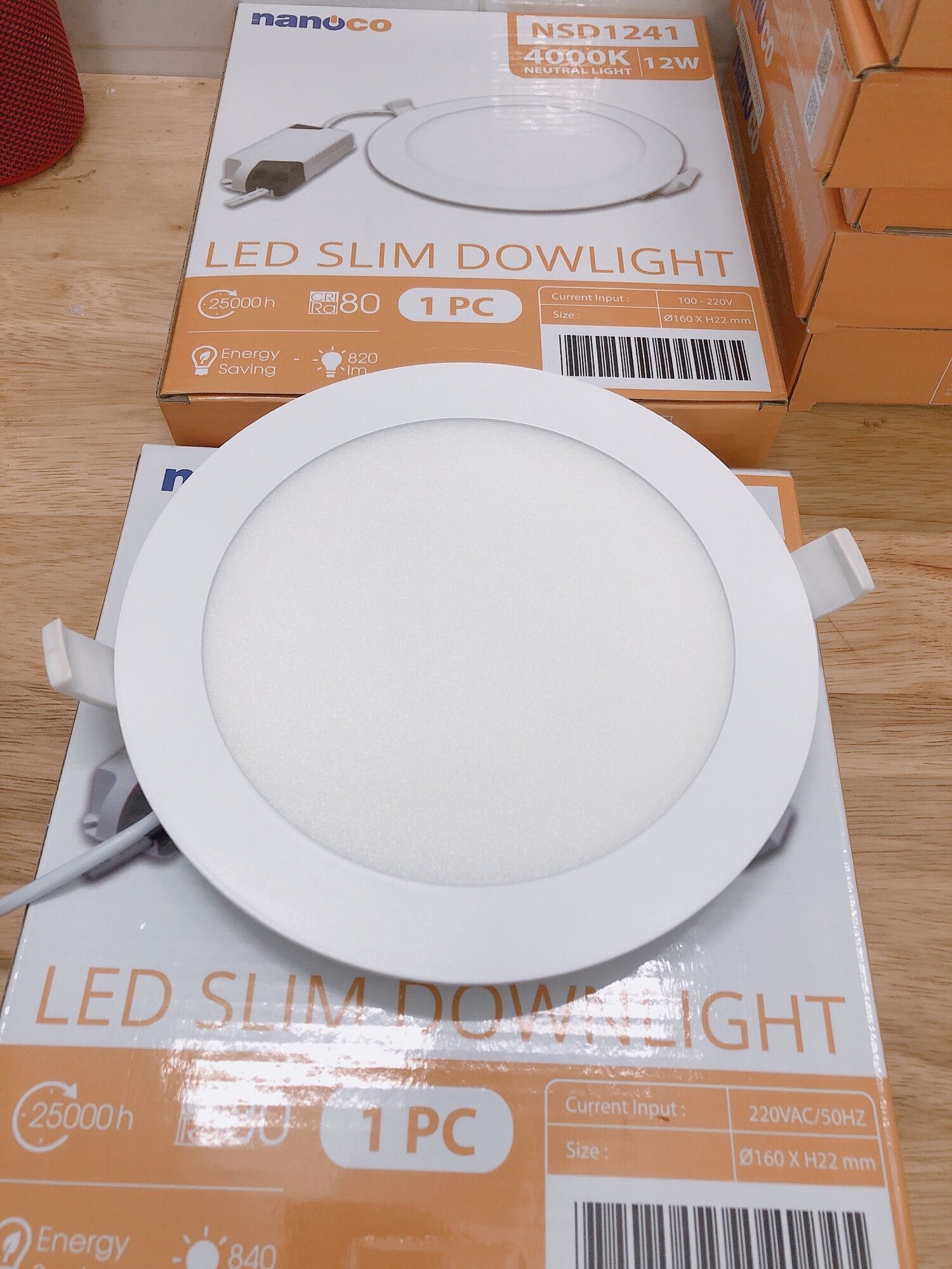 [HCM]đèn led âm Trần 12w nanoco