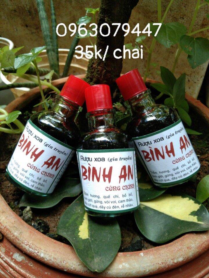 10 chai dầu xoa bóp bình an công chính