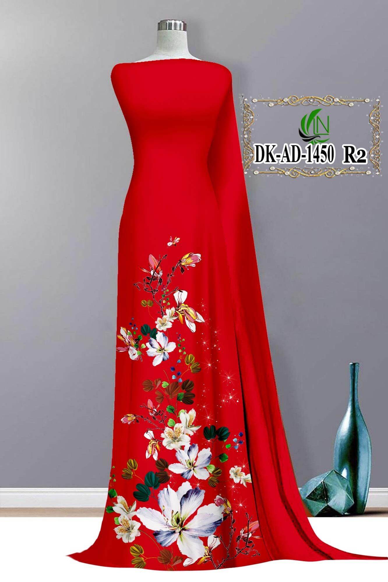 [HCM]VẢI ÁO DÀI 3D\NGUYÊN BỘ  VẢI