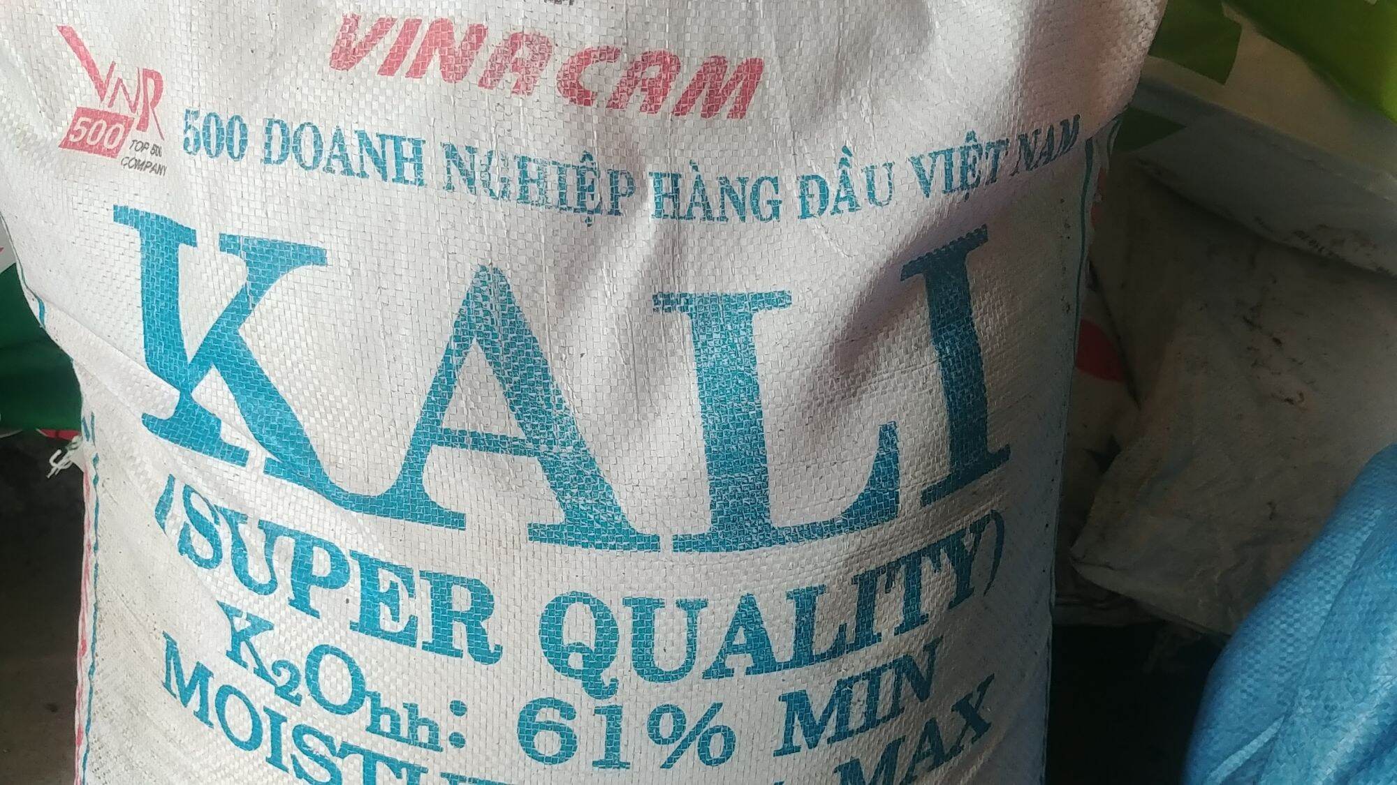 Kali trắng (K2O) 1kg(đóng túi zip 1kg)