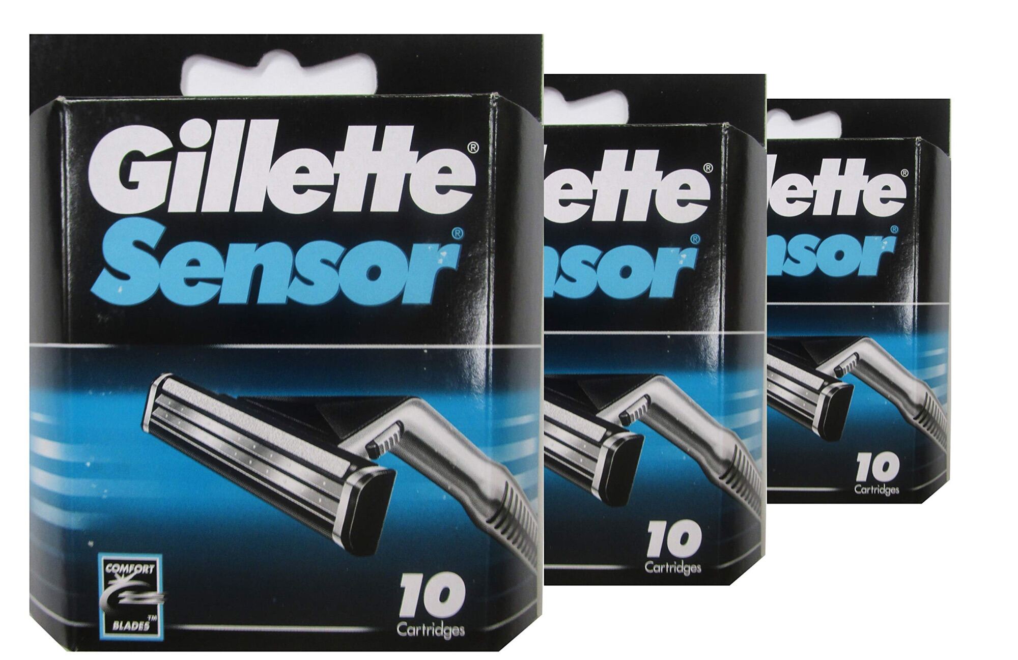 Lưỡi Dao Cạo Dâu Gillette Sensor Excel(1 Hộp / 10 Lưỡi)