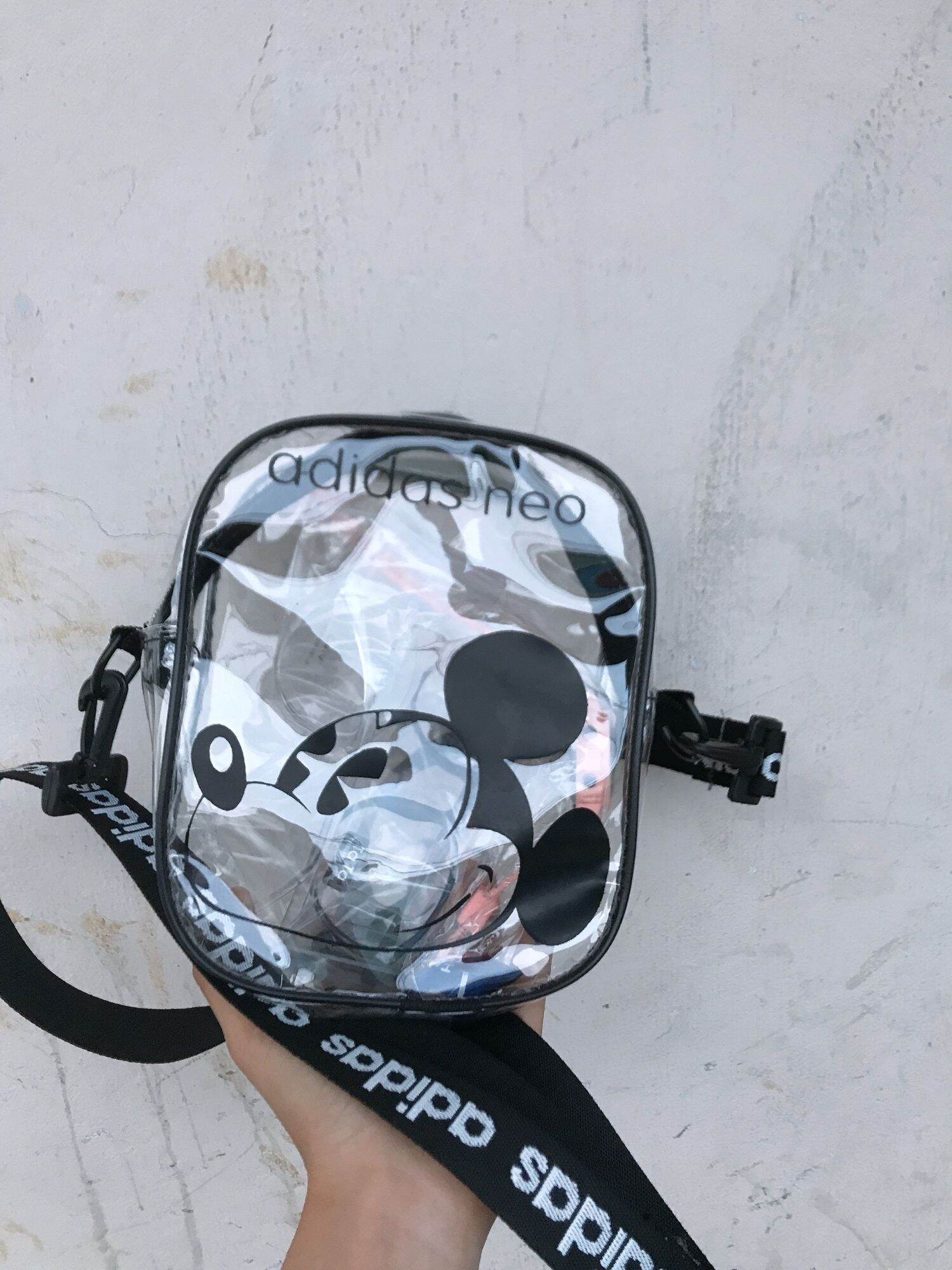Túi đeo chéo mikey trong suốt