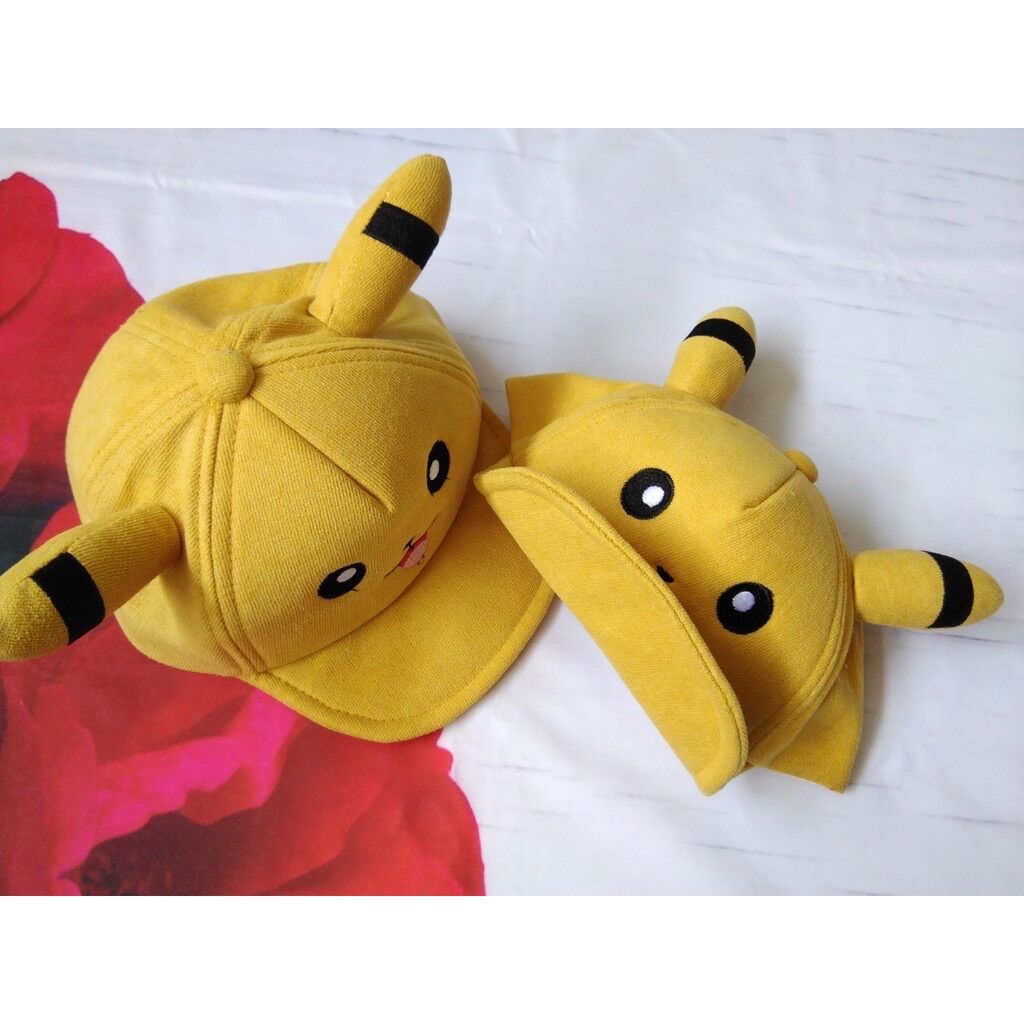 [HCM]Nón Kết Mỏ Mềm Pikachu Cho Bé Dể Thương 1t đến 3t