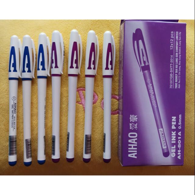 Hộp 12 bút bi nước  AIHAO