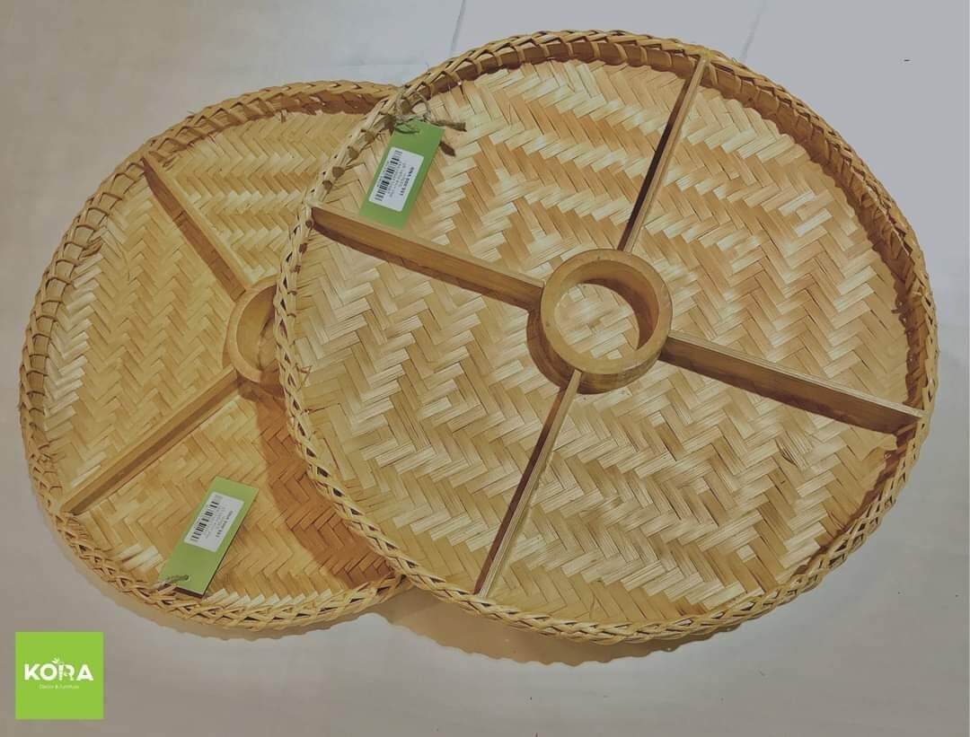 Mẹt tre 4 ngăn dùng trong nhà hàng, khách sạn