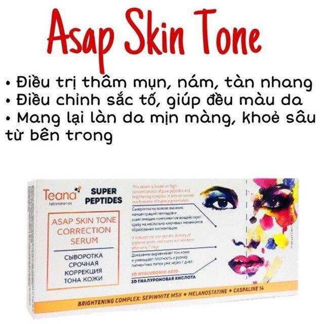 Serum Teana Asap skin ton dưỡng trắng sáng, loại bỏ thâm sạm nám