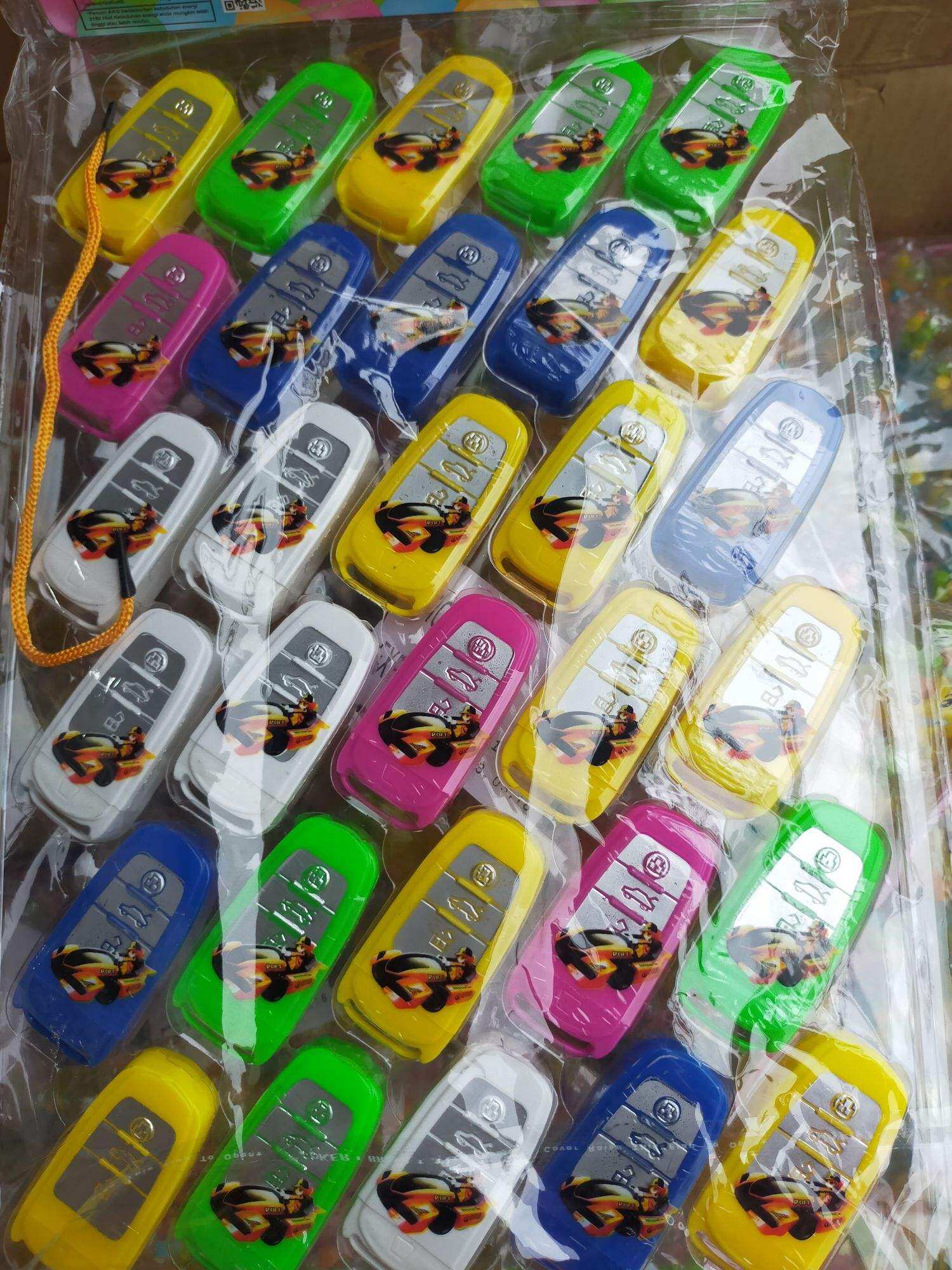 Vỉ đồ chơi kẹo mút hình khoá cho bé( vỉ 30 c)