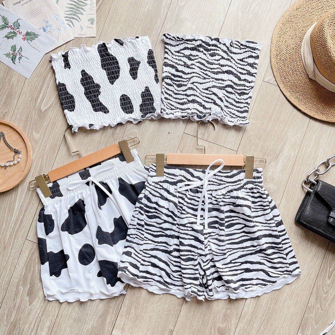 [HCM]Áo croptop cúp ngực bò sữa siêu xinh