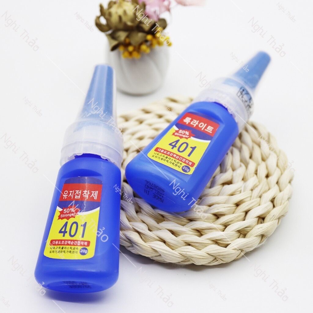 Keo 401 gắn móng giả, đính đá làm nails