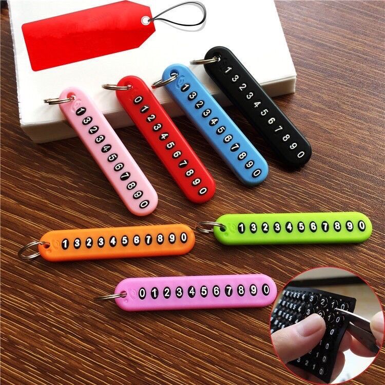 Móc khóa lưu số điện thoại và năm sinh