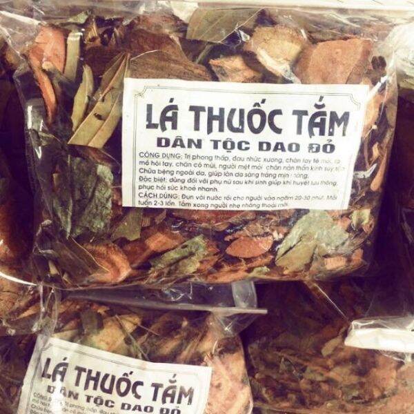 1kg lá tắm thuoc dân tộc dao đỏ